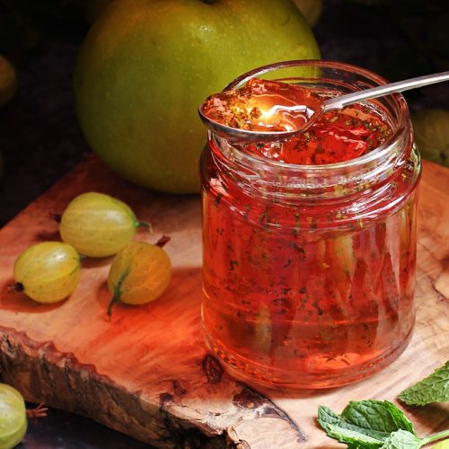 Gooseberry, Apple & Mint Jelly with video tutorial! Fab Food 4 All