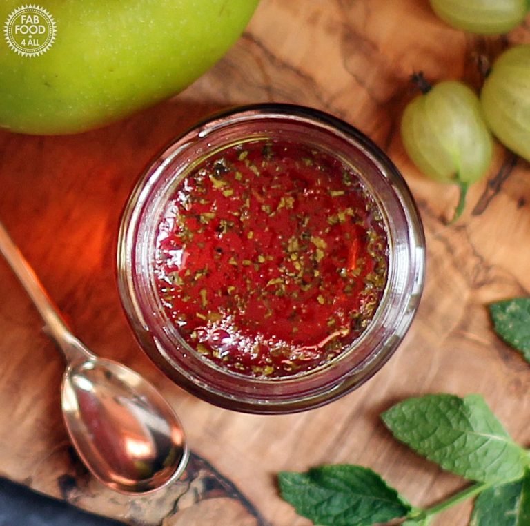 Gooseberry, Apple & Mint Jelly with video tutorial! Fab Food 4 All