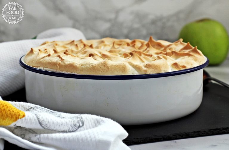 Vegan Apple Meringue - made with aquafaba! Fab Food 4 All