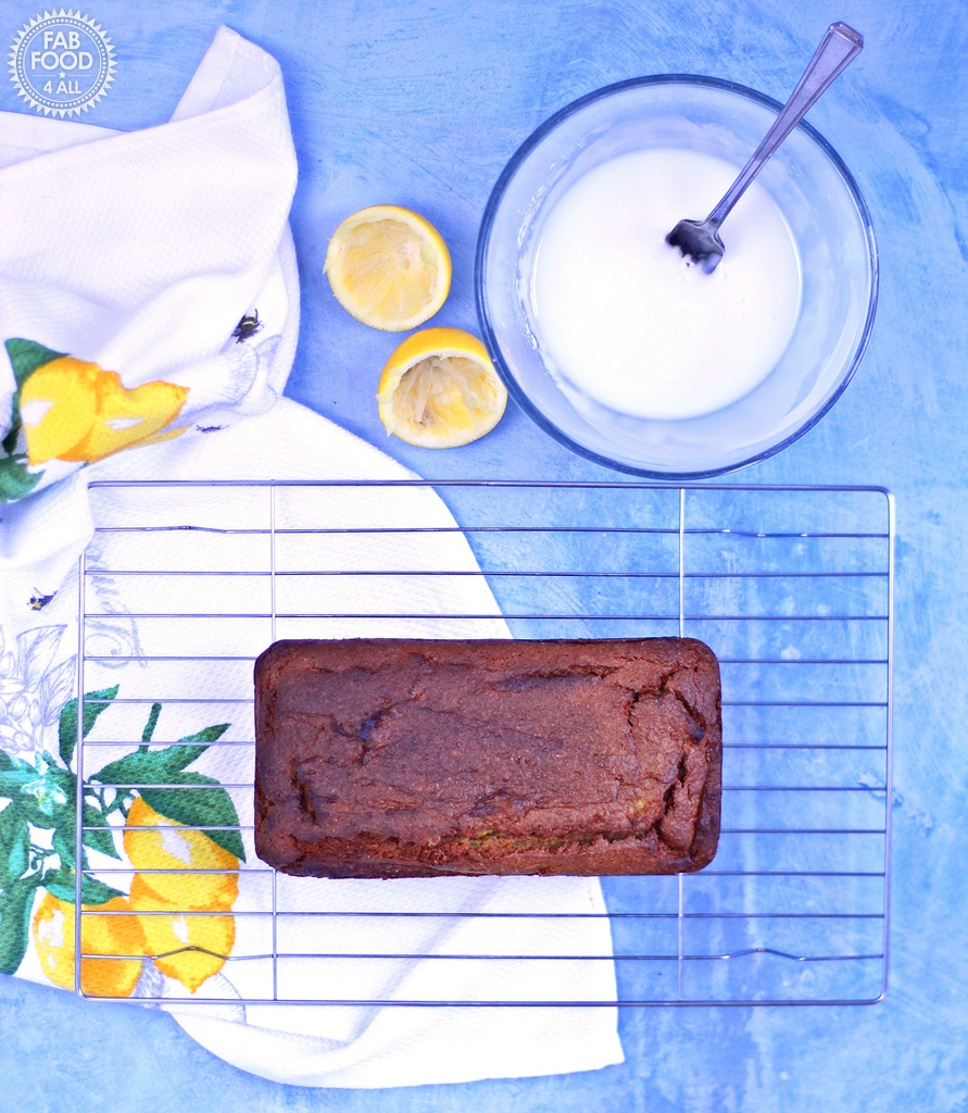 Easy Ginger Avocado Cake with Lemon Drizzle - Fab Food 4 All