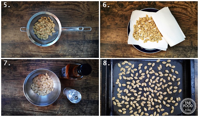 Step-by-step photos - How to make The Best Roasted Pumpkin Seeds Recipe