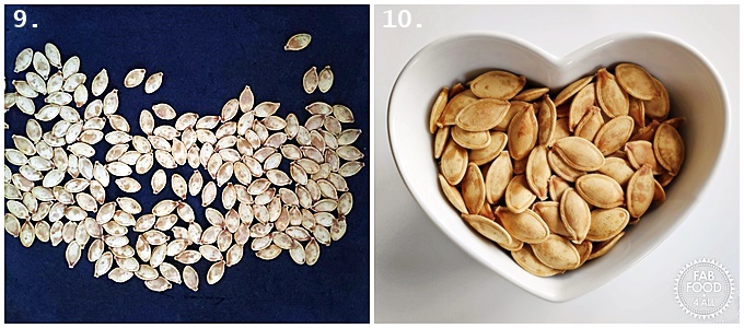 Step-by-step photos - How to make The Best Roasted Pumpkin Seeds Recipe 