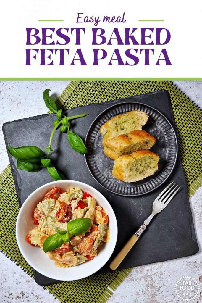 Best Baked Feta Pasta Pinterest image