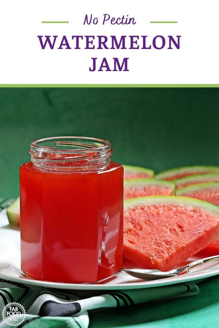 Watermelon Jam 2 ways (no pectin recipe) Fab Food 4 All