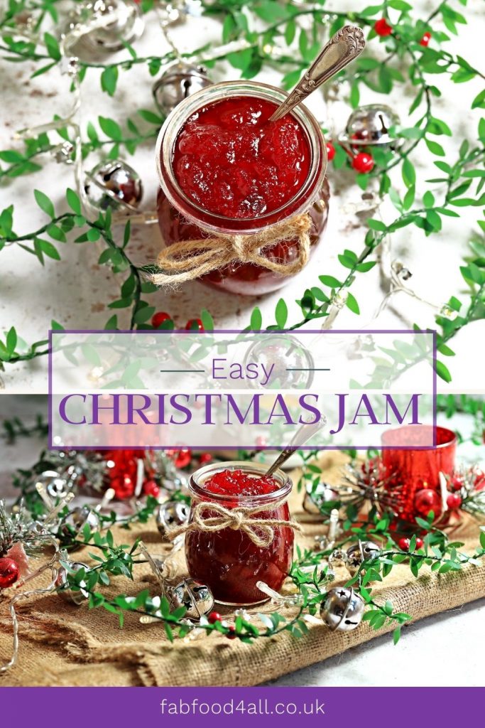 Easy Christmas Jam - Pinterest image.