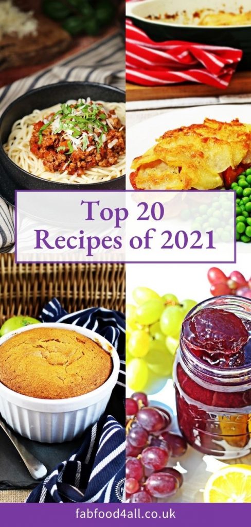 Top 20 Recipes of 2021 Pinterest image