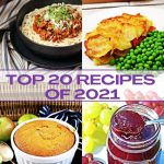 Top 20 Recipes of 2021 Pinterest image