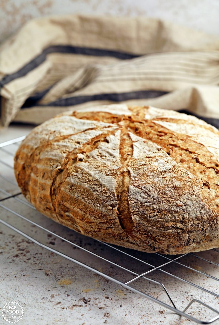 How to make Slow Cooker Sourdough Bread Fab Food 4 All