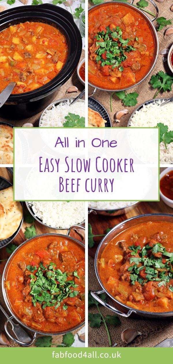 Easy Slow Cooker Beef Curry Fab Food 4 All