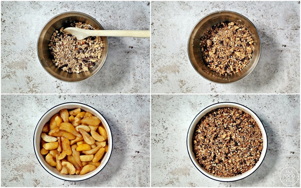 Pear, Chocolate & Ginger Crumble recipe steps 5 - 8
