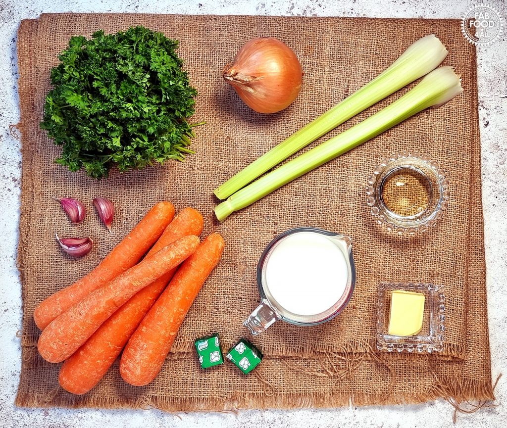 Carrot & Parsley Soup Ingredients