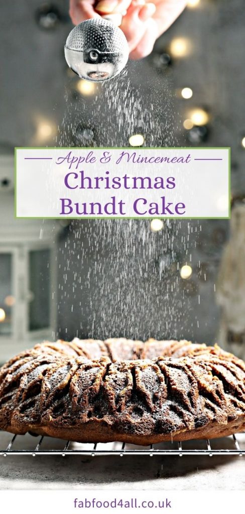 Christmas Bundt Cake Pinterest image