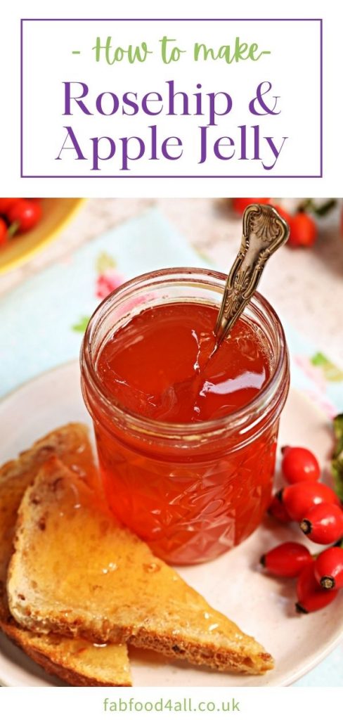 How to Make Rosehip & Apple Jelly Pinterest Image