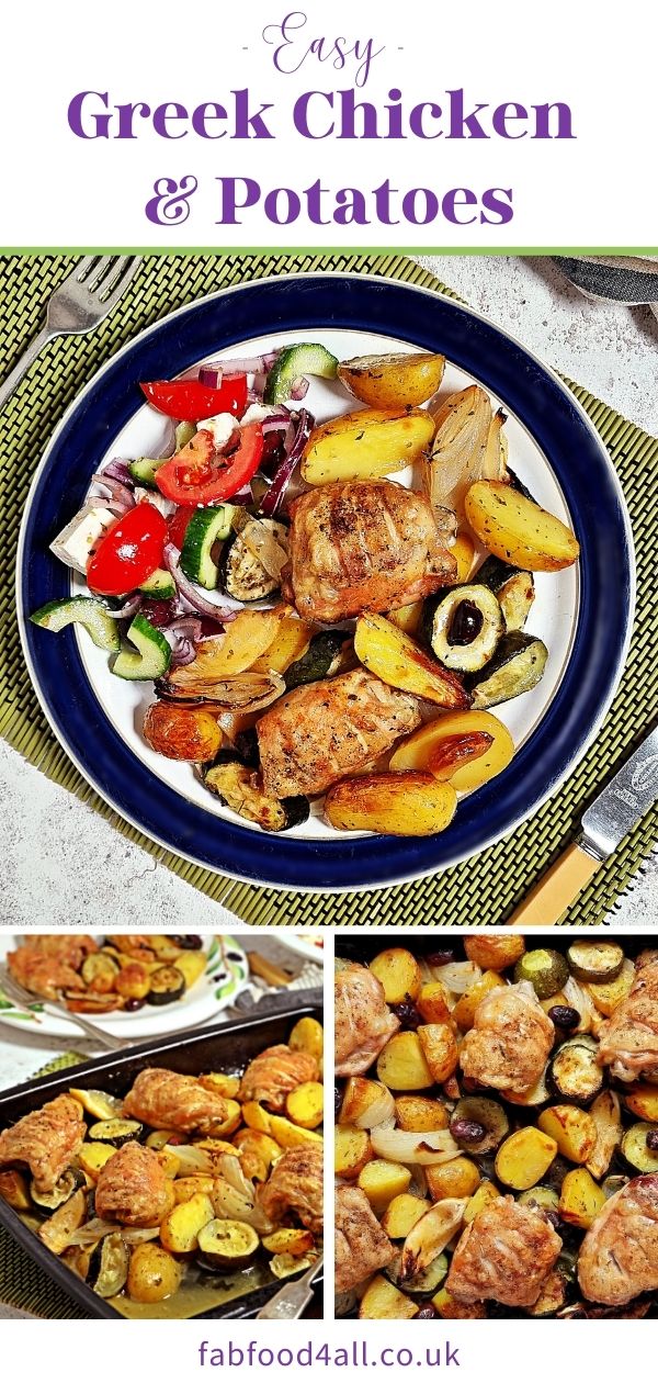 Easy Greek Chicken and Potatoes Fab Food 4 All