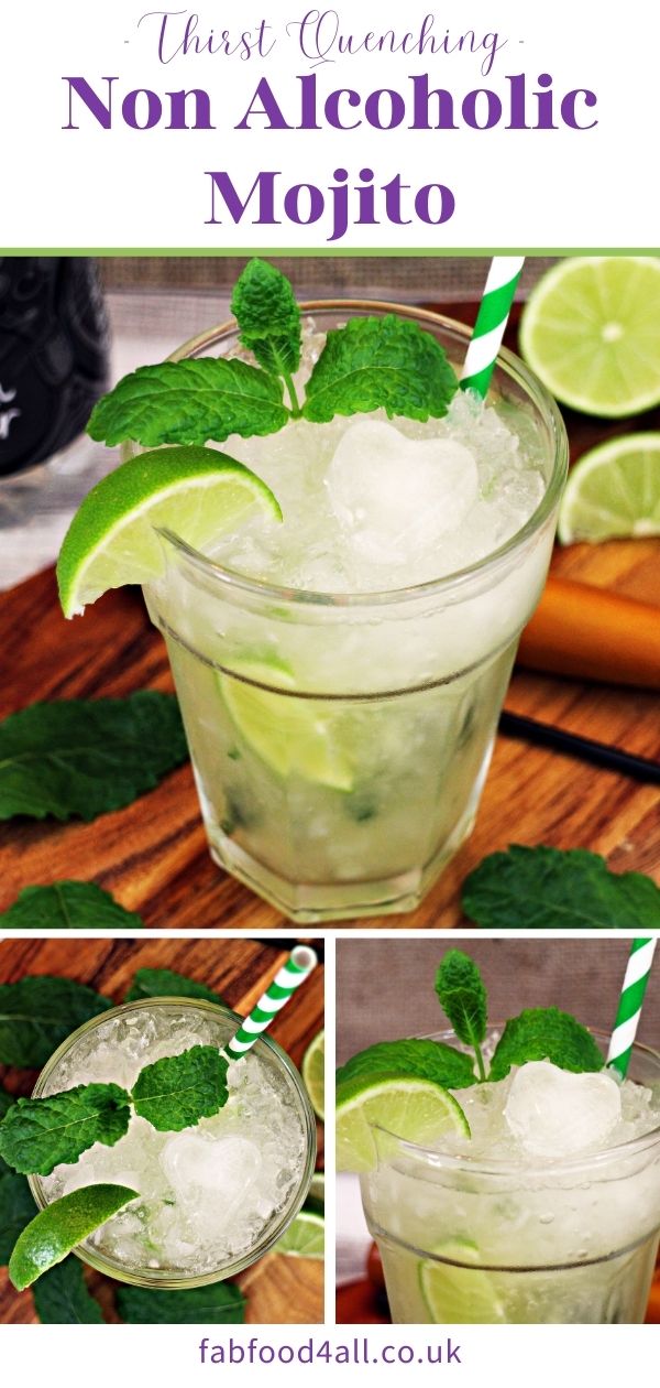 Non Alcoholic Mojito Great Party Mocktail Fab Food 4 All Non Alcoholic Mojito Pin 2