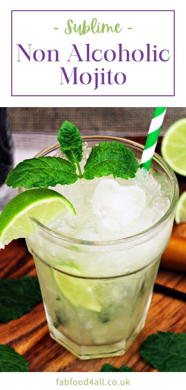 Non Alcoholic Mojito, great party mocktail! | Fab Food 4 All