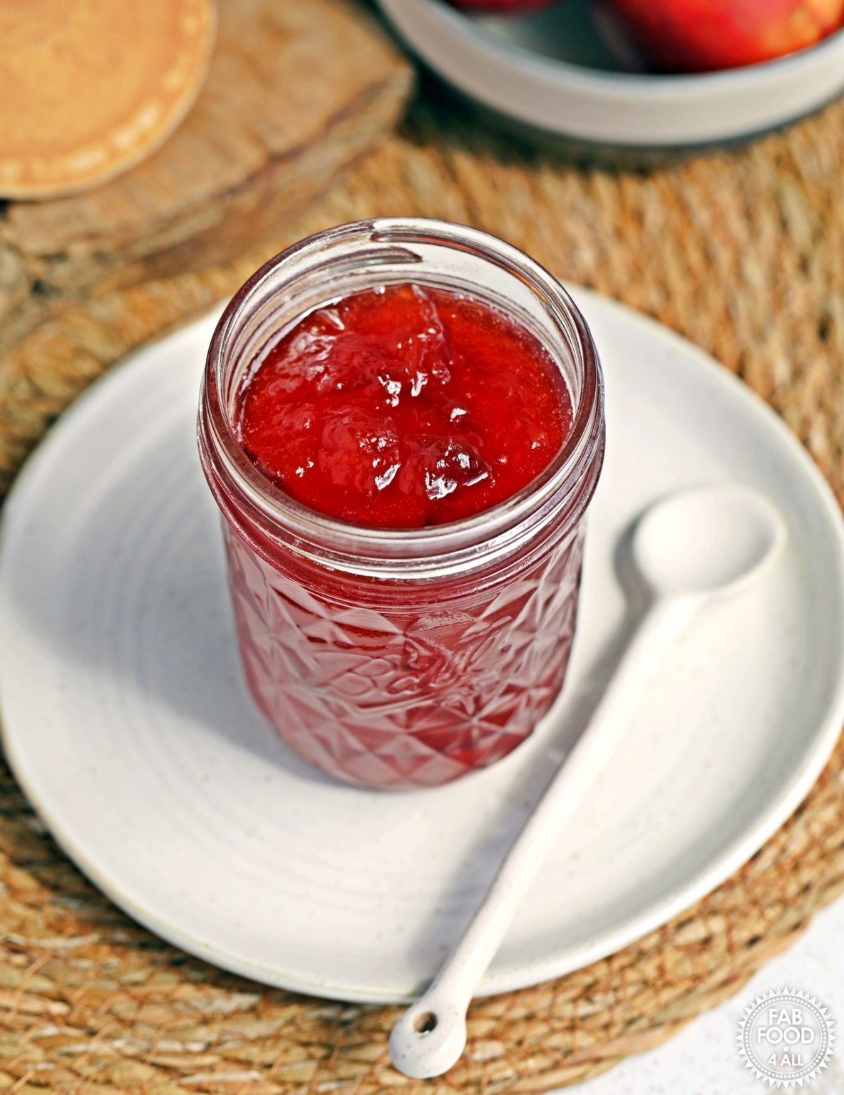 Easy Nectarine Jam Recipe (No Peeling or Pectin)