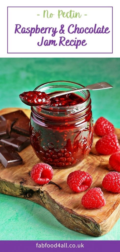 Raspberry & Chocolate Jam Pinterest Image