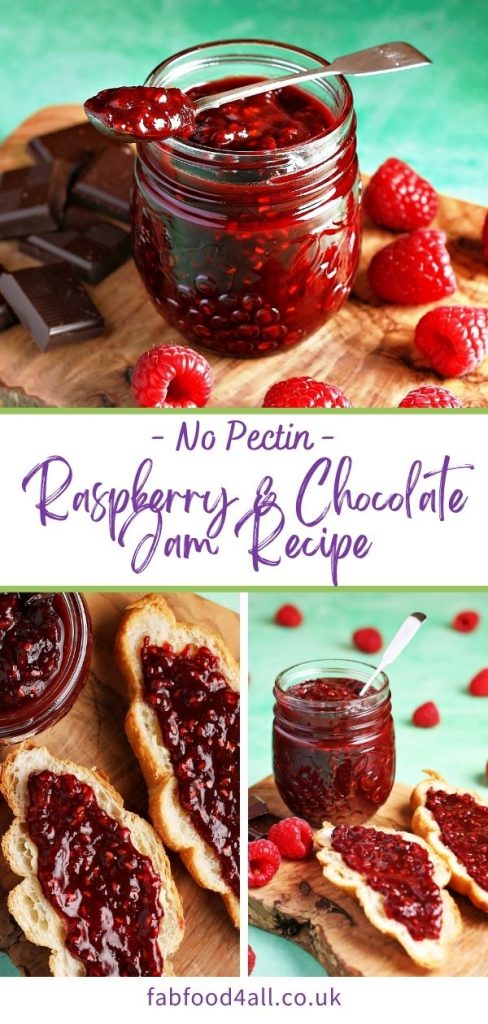 Raspberry & Chocolate Jam Pinterest Image