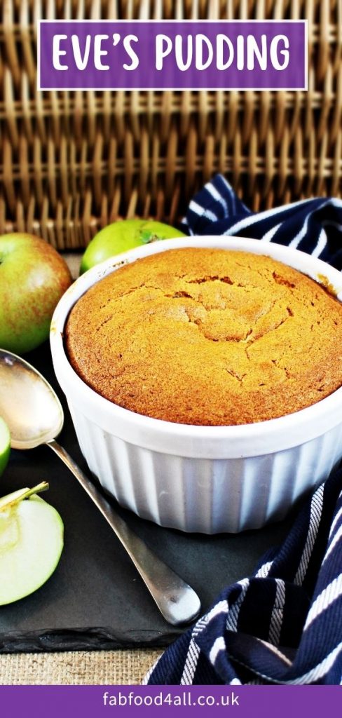 Eve's Pudding Pinterest image!