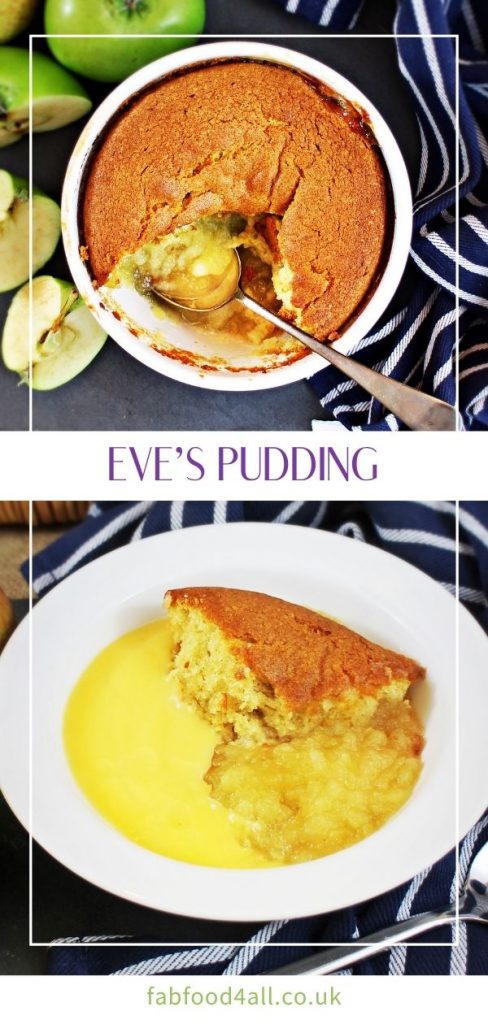Eve's Pudding Pinterest image!