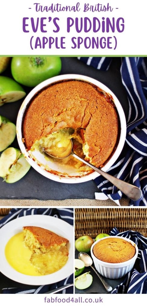 Eve's Pudding montage Pinterest image!