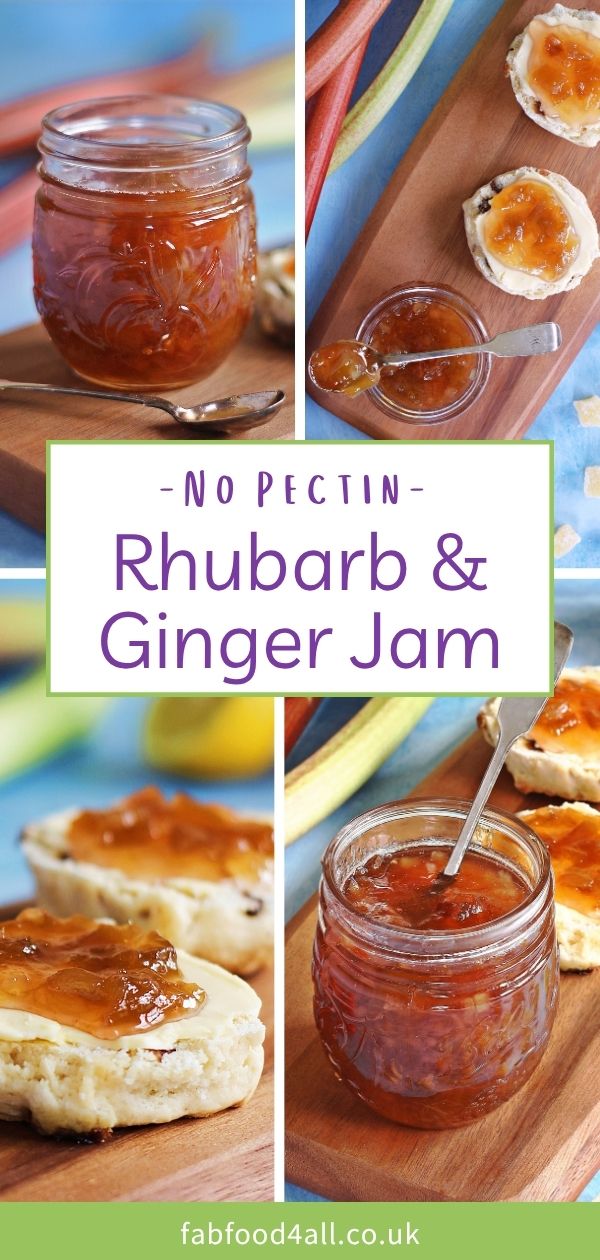Rhubarb & Ginger Jam - prize winning! | Fab Food 4 All